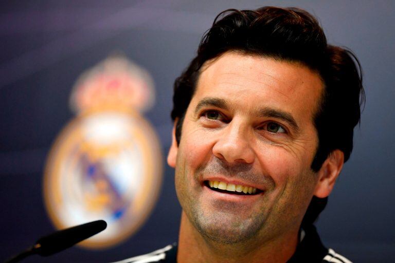 Santiago Solari dirigió cuatro partidos al Real Madrid y obtuvo cuatro triunfos. Foto: AFP.