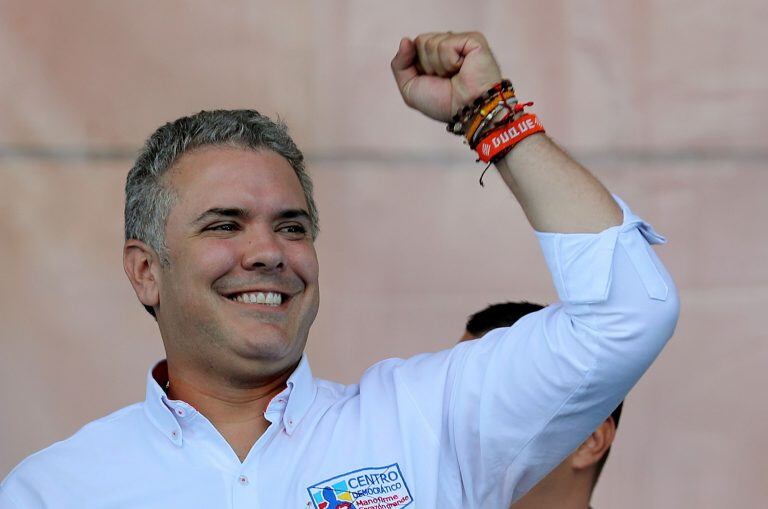 Iván Duque en campaña