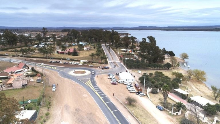 La flamante Costanera de Almafuerte que fue inaugurada este martes.