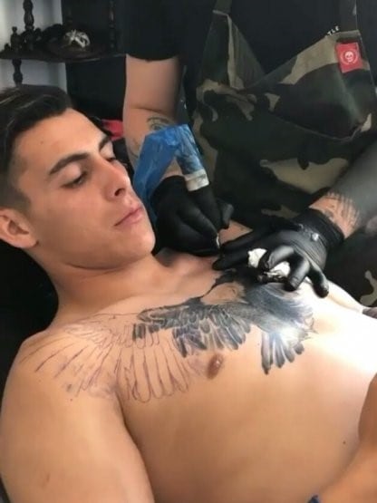 Cristian Pavón se realizó un impactante tatuaje a pocos días de jugar el Boca-River por la final de la Copa Libertadores.