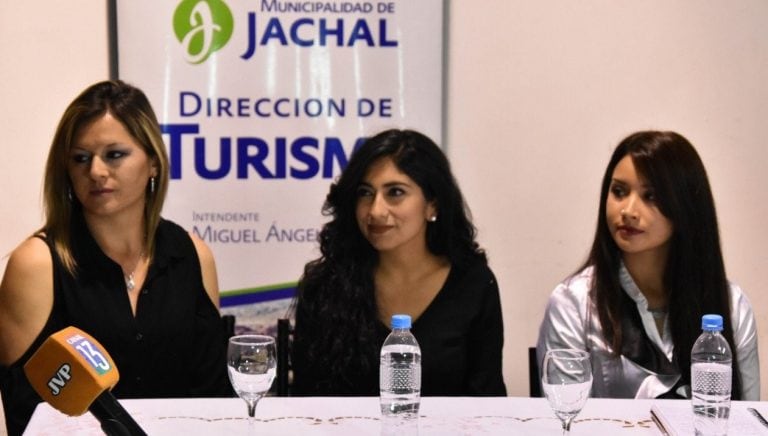 Las candidatas de Jáchal que fueron agredidas.