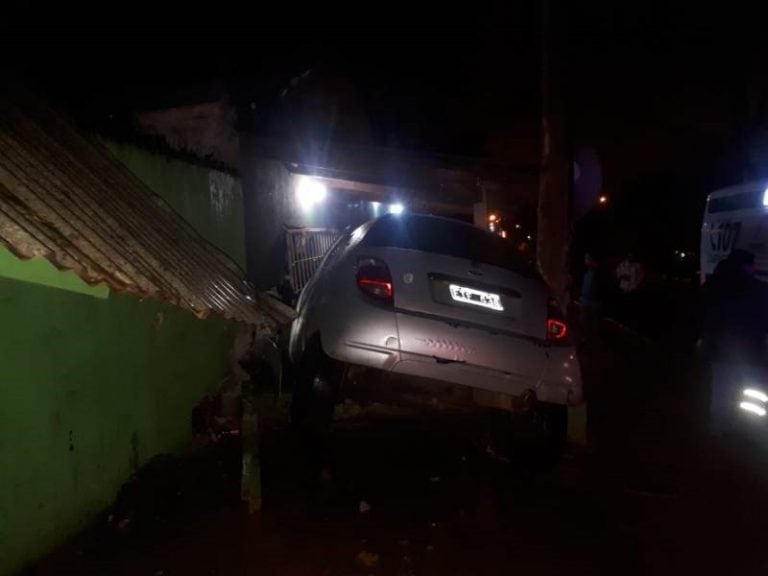 Cinematográfico accidente en Posadas