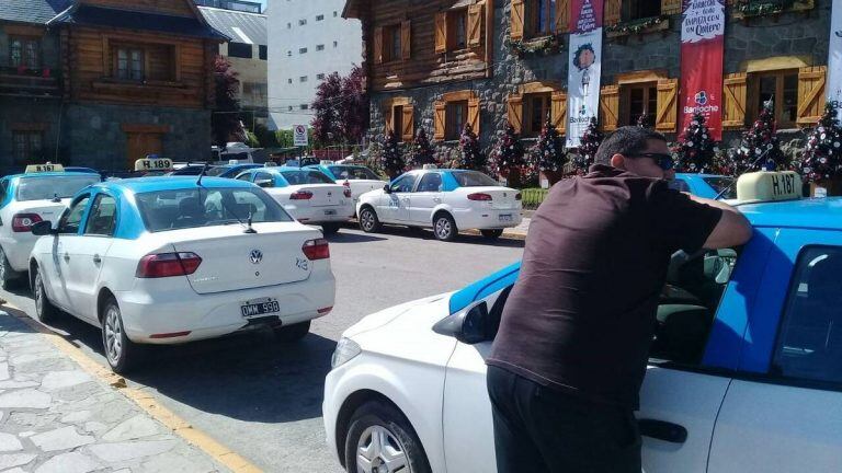 Taxistas de Bariloch (web).