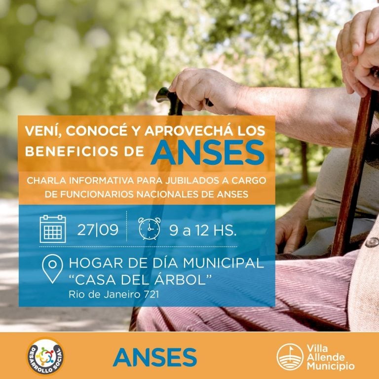 Charla de ANSES en Villa Allende