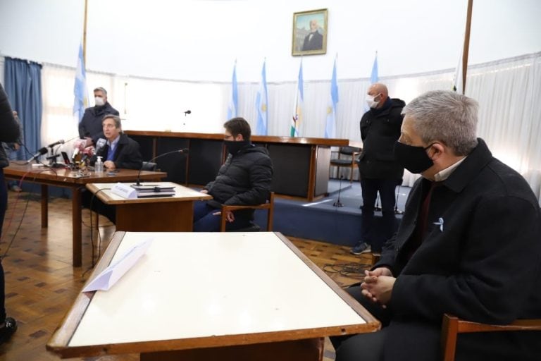 Emir Félix apoyó la licitación de Portezuelo del Viento.