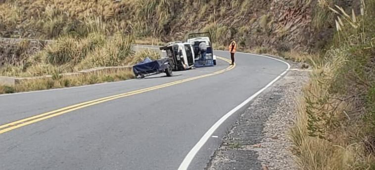 Vuelco en Altas Cumbres