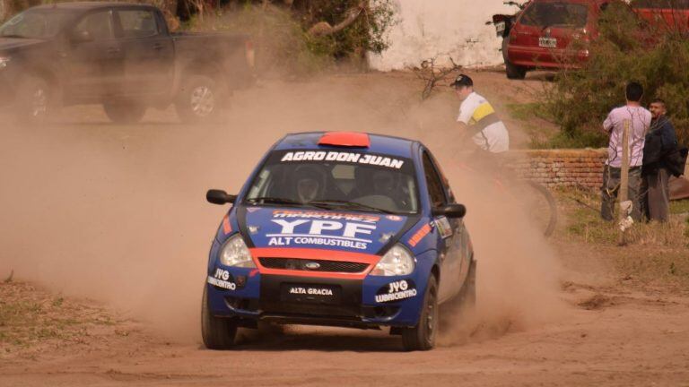 Mariano González debió abandonar la carrera luego de completar el último tramo.