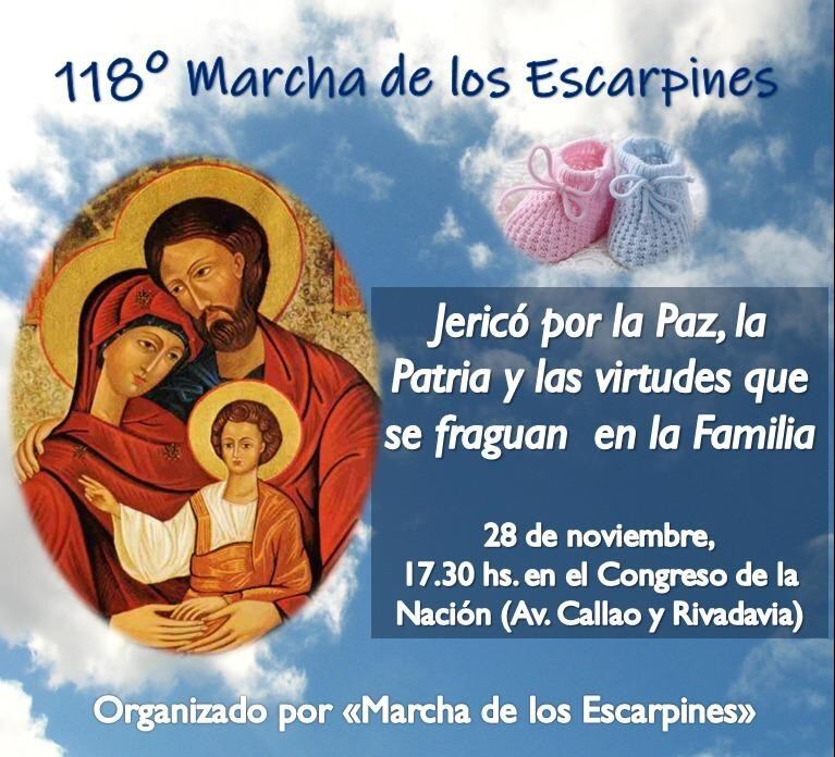 Marcha de los escarpines.