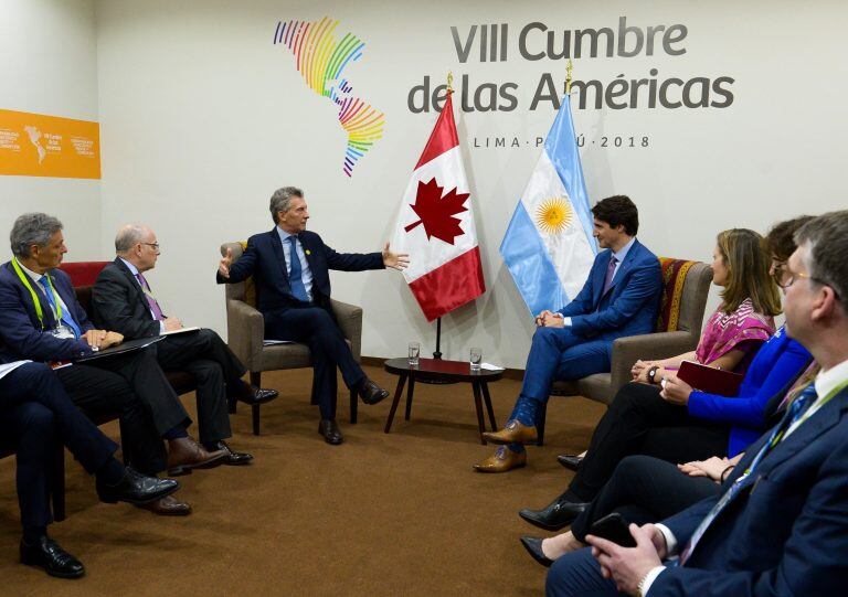 Macri en la VIII Cumbre de las Américas.