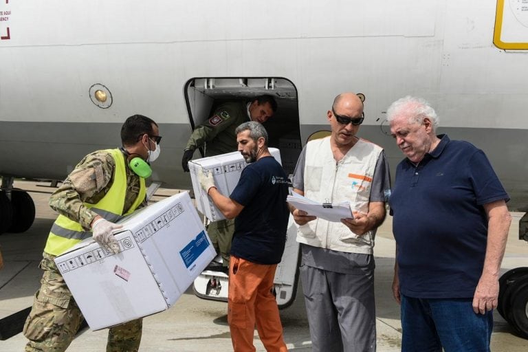 El Gobierno envió respiradores e insumos sanitarios a provincias del NOA y NEA (Foto: Presidencia)