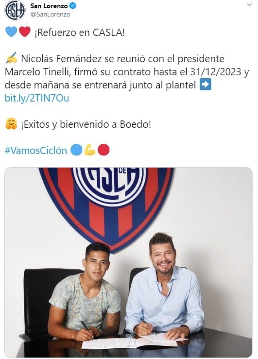 (Twitter: @SanLorenzo)