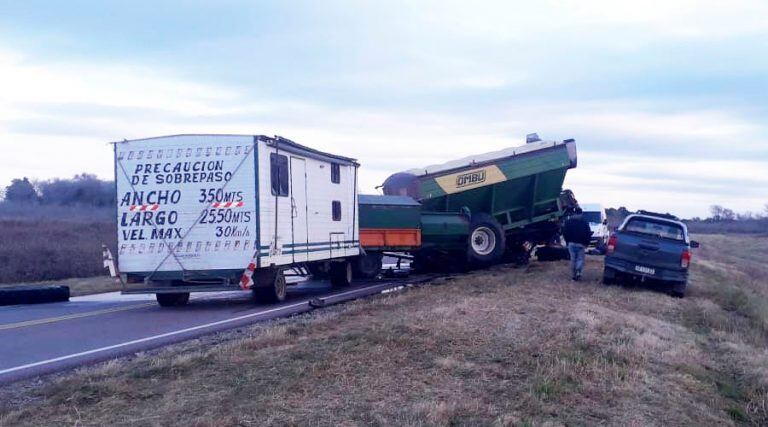 El accidente se produjo entre Trenel y el cruce con la Ruta 35 (Infopico)