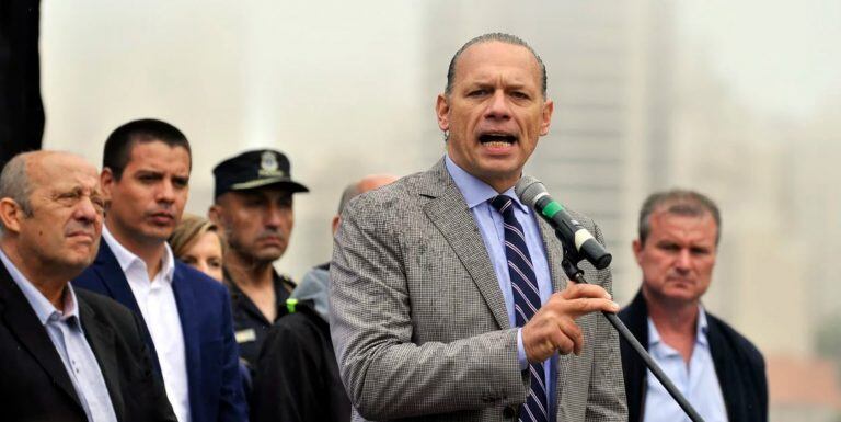 Sergio Berni, ministro de Seguridad de la provincia de Buenos Aires. (Foto: Maxi Failla/Clarín)