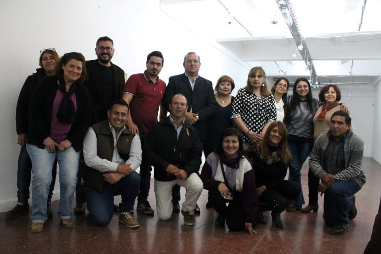 Victor Robledo, Alvaro del Pino y directores de Museos de La Rioja