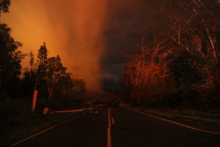 En fotos: la erupción del volcán hawaiano Kilauea complicó la situación en la zona