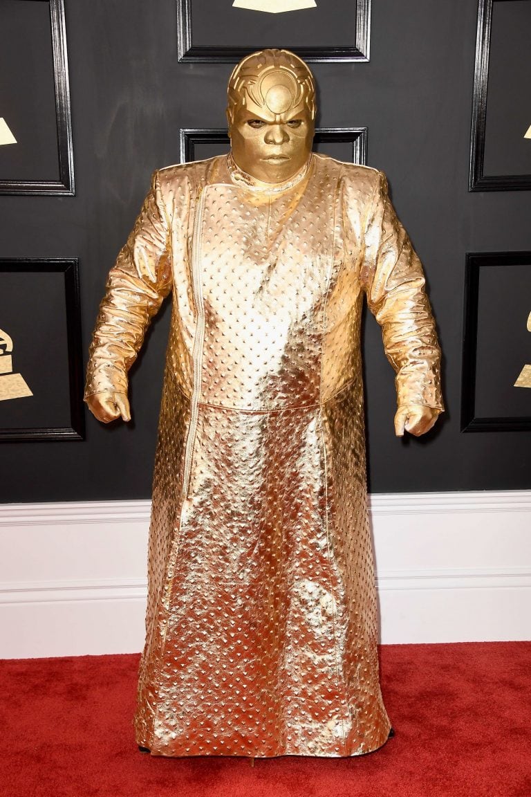 LOS ANGELES, CA - FEBRUARY 12: Singer Gnarly Davidson (aka CeeLo Green) attends The 59th GRAMMY Awards at STAPLES Center on February 12, 2017 in Los Angeles, California.   Frazer Harrison/Getty Images/AFP
== FOR NEWSPAPERS, INTERNET, TELCOS & TELEVISION U