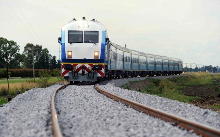 El tren que hace el tramo Córdoba- Villa María.