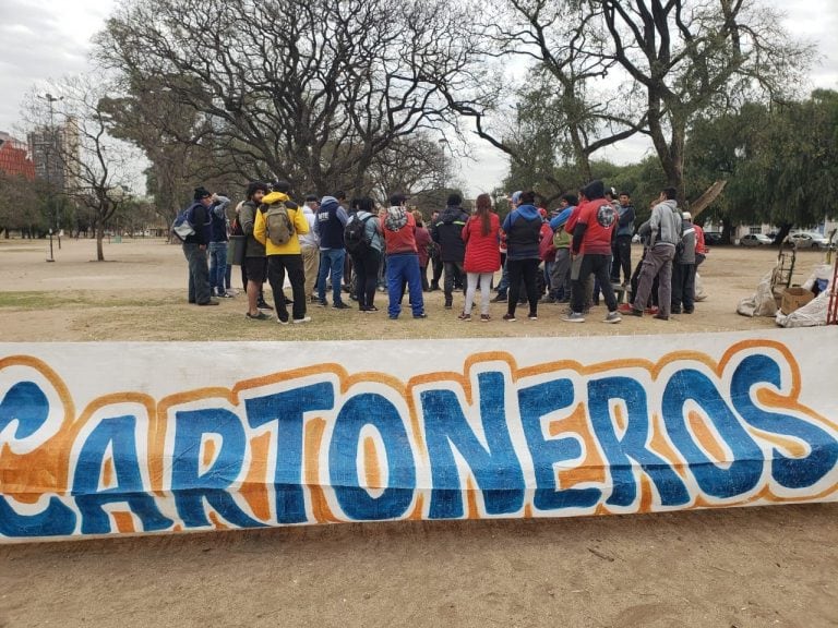 Protesta de Cartoneros.