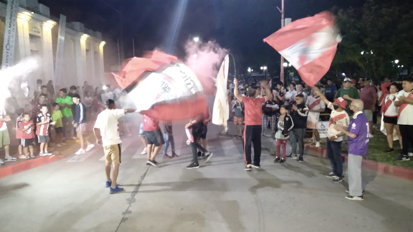 Festejos River Plate en Arroyito