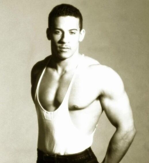 Vin Diesel en su juventud.