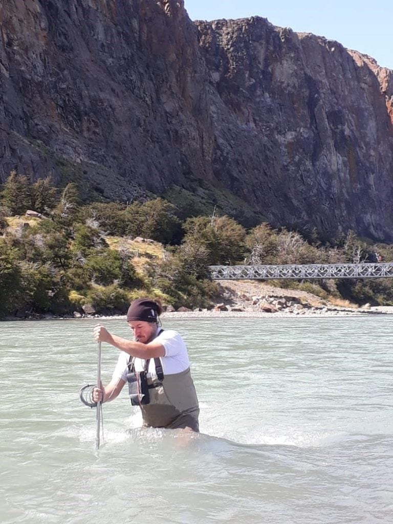 El chaltén estudios en el agua