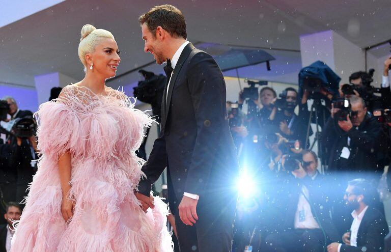 Lady Gaga y Bradley Cooper en el Festival Internacional de Cine de Venecia (Foto: Ettore Ferrari/EFE)