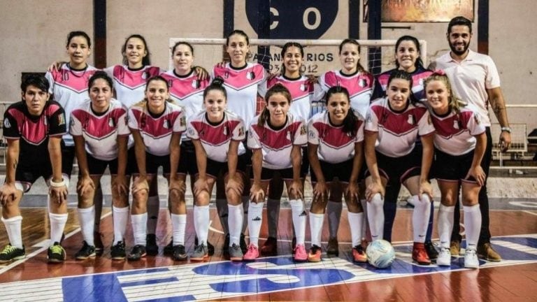 Equipo femenino de futsal.