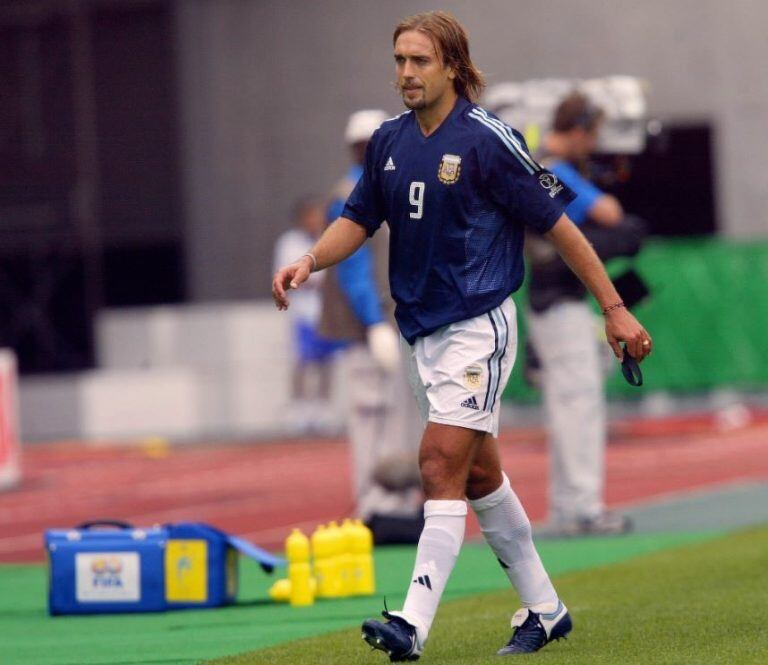 Gabriel Batistuta en la Selección Argentina (Foto: Archivo)