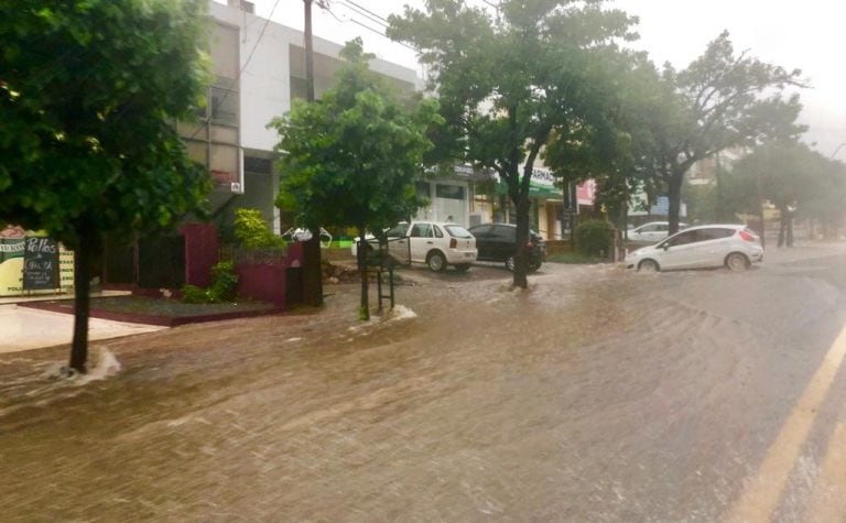 Lluvia en Carlos Paz