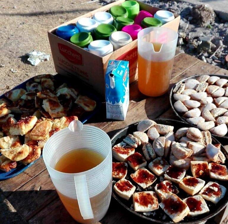 Otra jornada de alimentos sustanciosos durante este último fin de semana. (Foto: gentileza Micaela Farías).