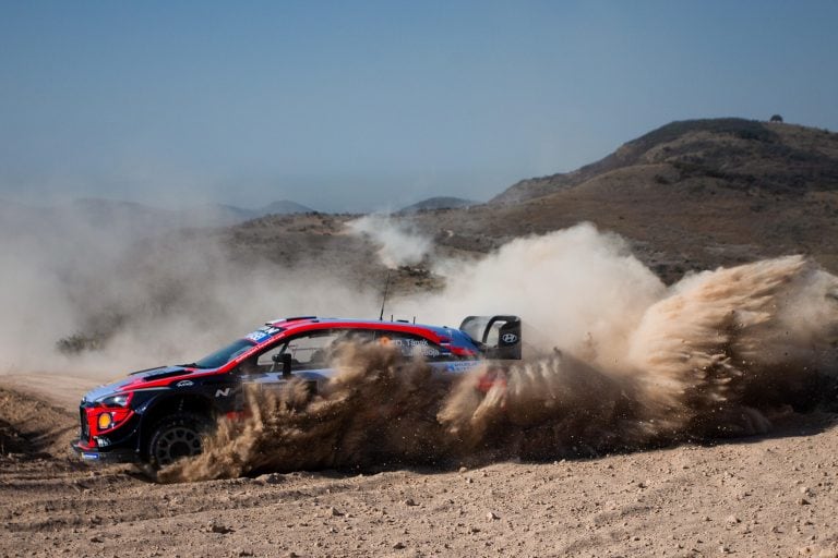 Ott Tanak se encuentra cuarto en la General con Hyundai.