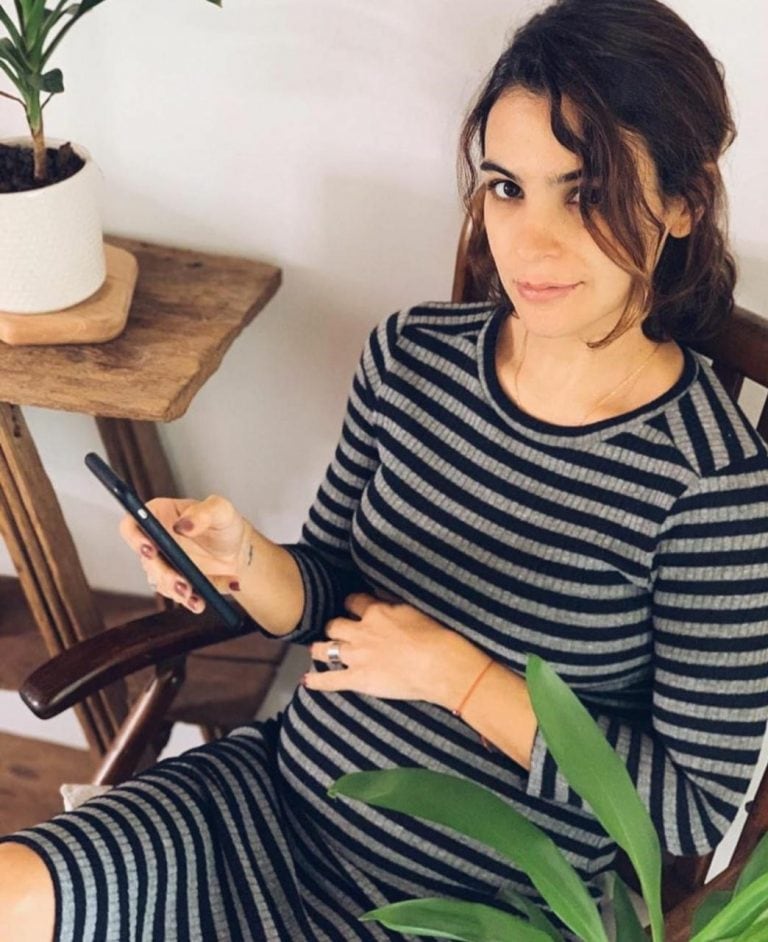 Agustina Cherri mostró su pancita de cinco meses (Foto: Instagram)