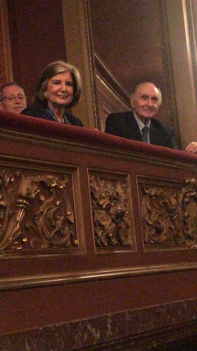 Fernando de la Rúa y su esposa, Inés Pertiné, durante la cumbre del G20 realizada en Buenos Aires.