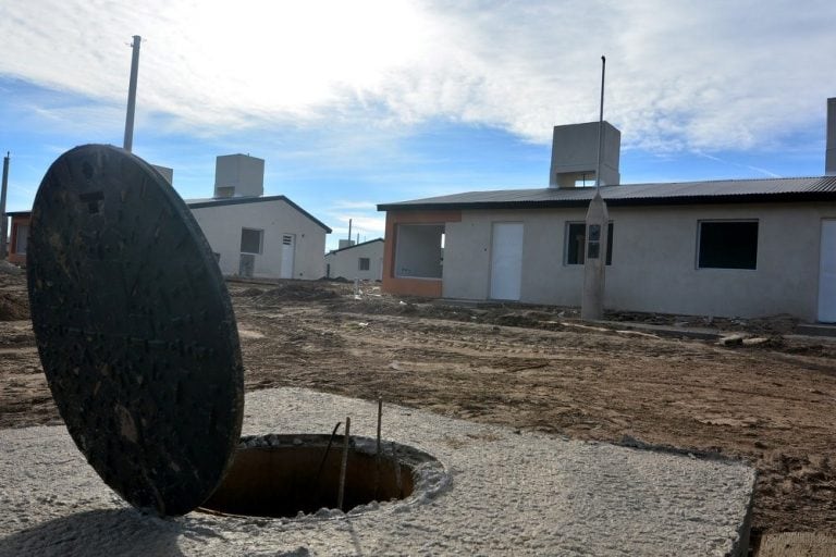 El Gobierno de San Luis construye las 400 viviendas en la zona sur.