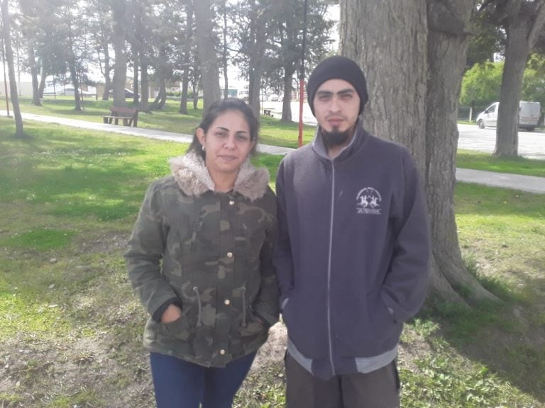 Valeria Laspada y Pedro González, padres de Calogero