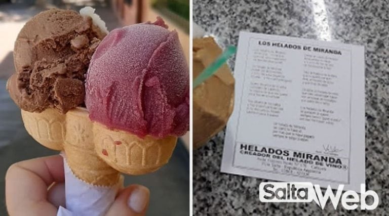 Helado de vino en Cafayate (Salta Web)