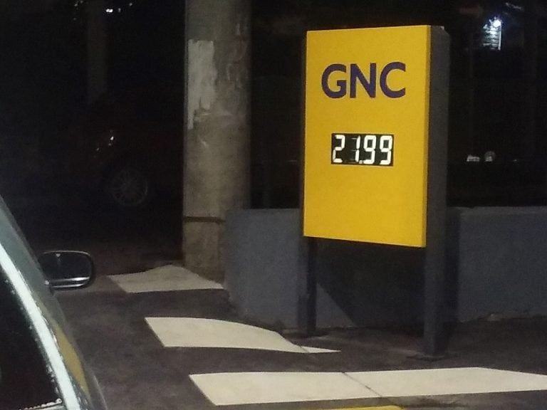 Precio de la GNC en Carlos Paz