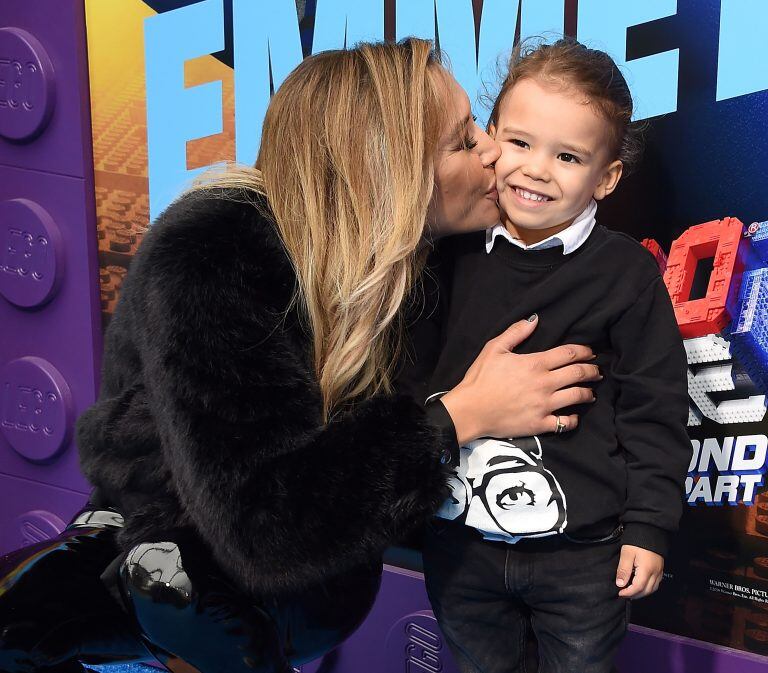 Naya Rivera junto a su pequeño hijo Josey Hollis (Foto: AFP)