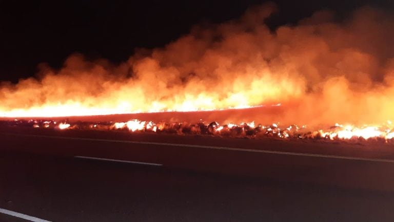 Incendio en Altas Cumbres