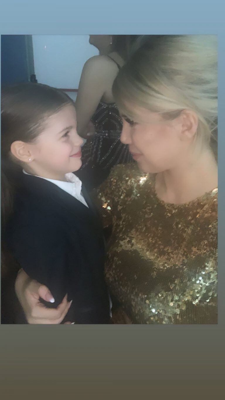 Wanda Nara junto a su hija Francesca (Foto: Instagram/ @wanda_icardi)