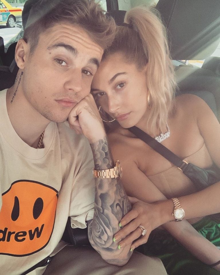 Justin Bieber y su esposa Hailey Baldwin (Foto: Instagram/ justinbieber)