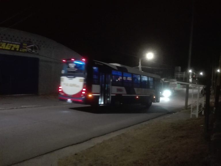 La Calera: sale el primer servicio de transporte urbano.