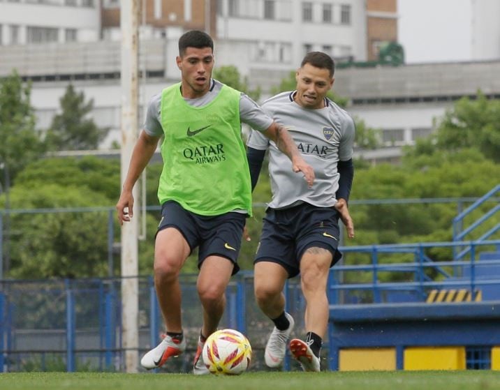 Entrenamiento de Boca en Casa Amarilla (crédito: Boca Juniors)