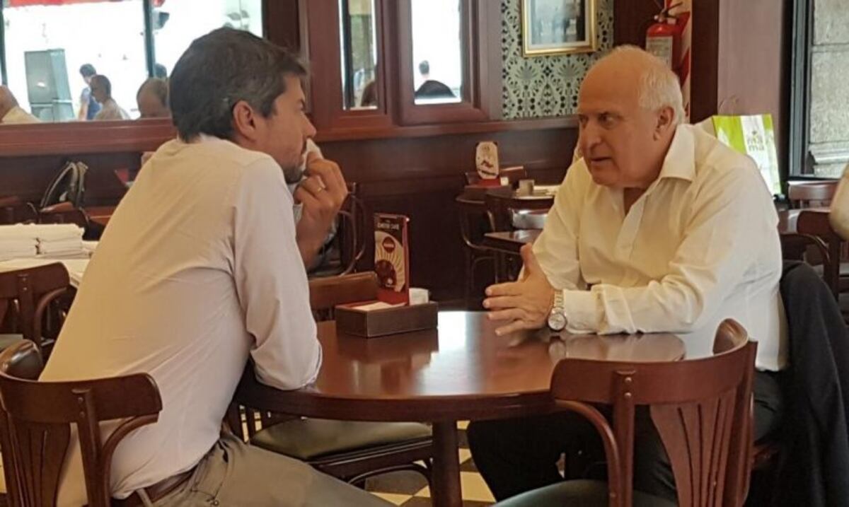 Lifschitz viajó a Buenos Aires y se reunió de nuevo con Matías Lammens