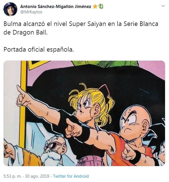 ¿Bulma rubia? El look jamás visto del reconocido personaje de Dragon Ball (Foto: captura).