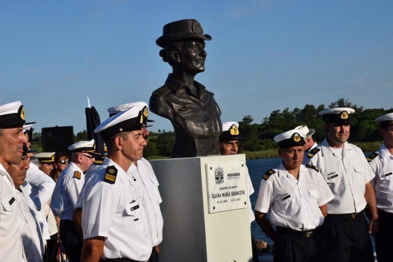 Artes de Oberá realizó esculturas para el puerto Eliana Krawczyk