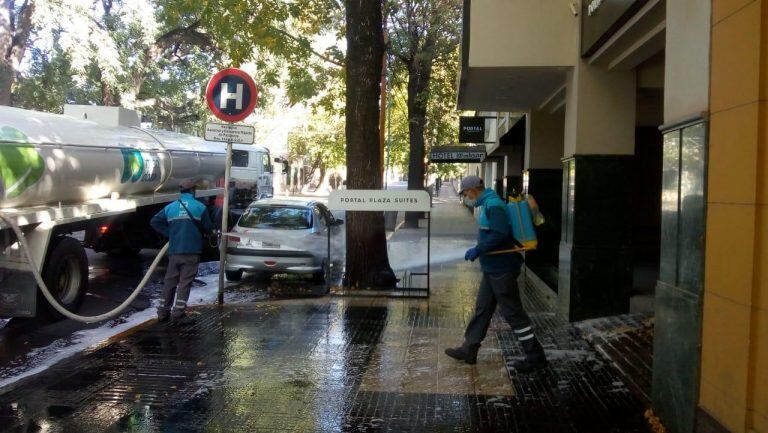 Desinfección en hoteles.