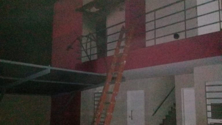 Incendio en una departamento