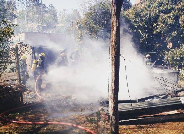 Incendio en Alem