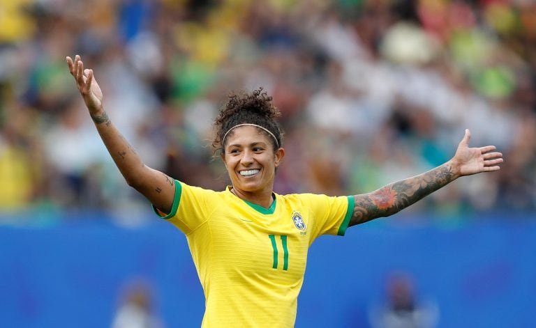 Cristiane Rozeira De Souza Silva se convirtió este sábado en la primera futbolista en disputar siete Copas del Mundo (Foto: EFE/EPA/GUILLAUME HORCAJUELO)